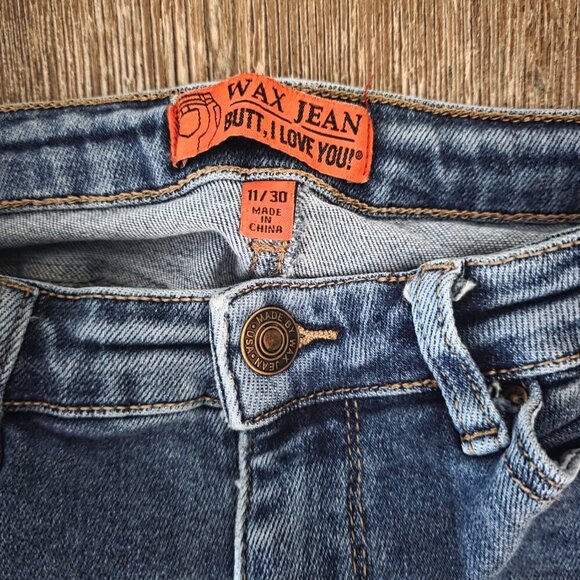 Women's Wax Blue Jean size 11/30 - Picture 3 of 8